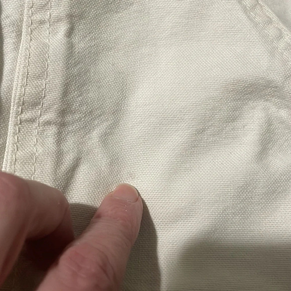 Vintage Hook & Tackle beer can utility cargo pocket khaki shorts women’s 24/ XXS - Picture 7 of 8